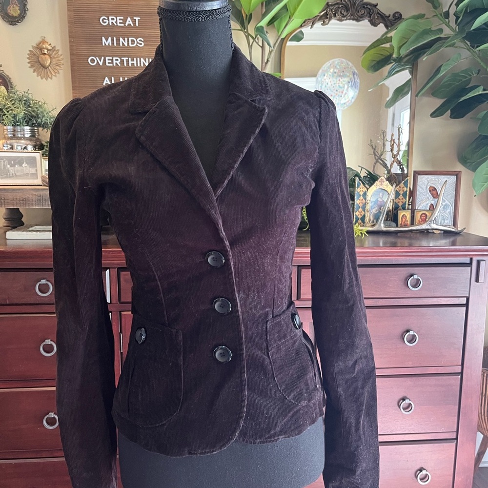 H&M Women’s Black Corduroy Blazer